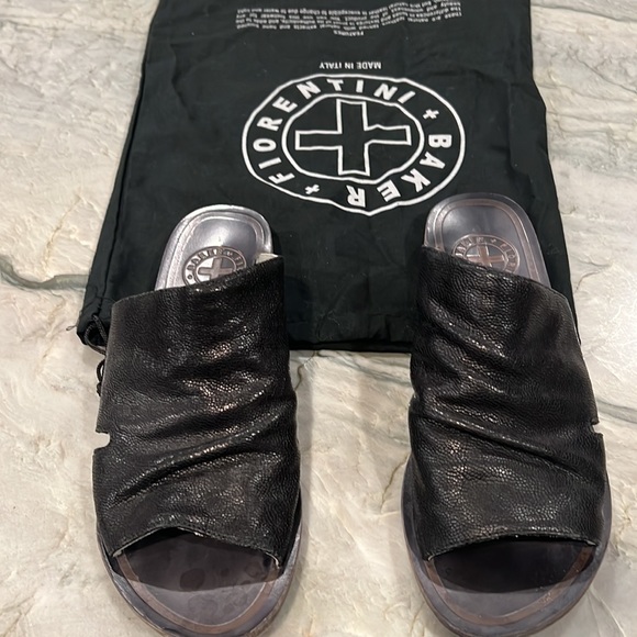 FIORENTINI + BAKER black sandals-worn twice! - Picture 2 of 6